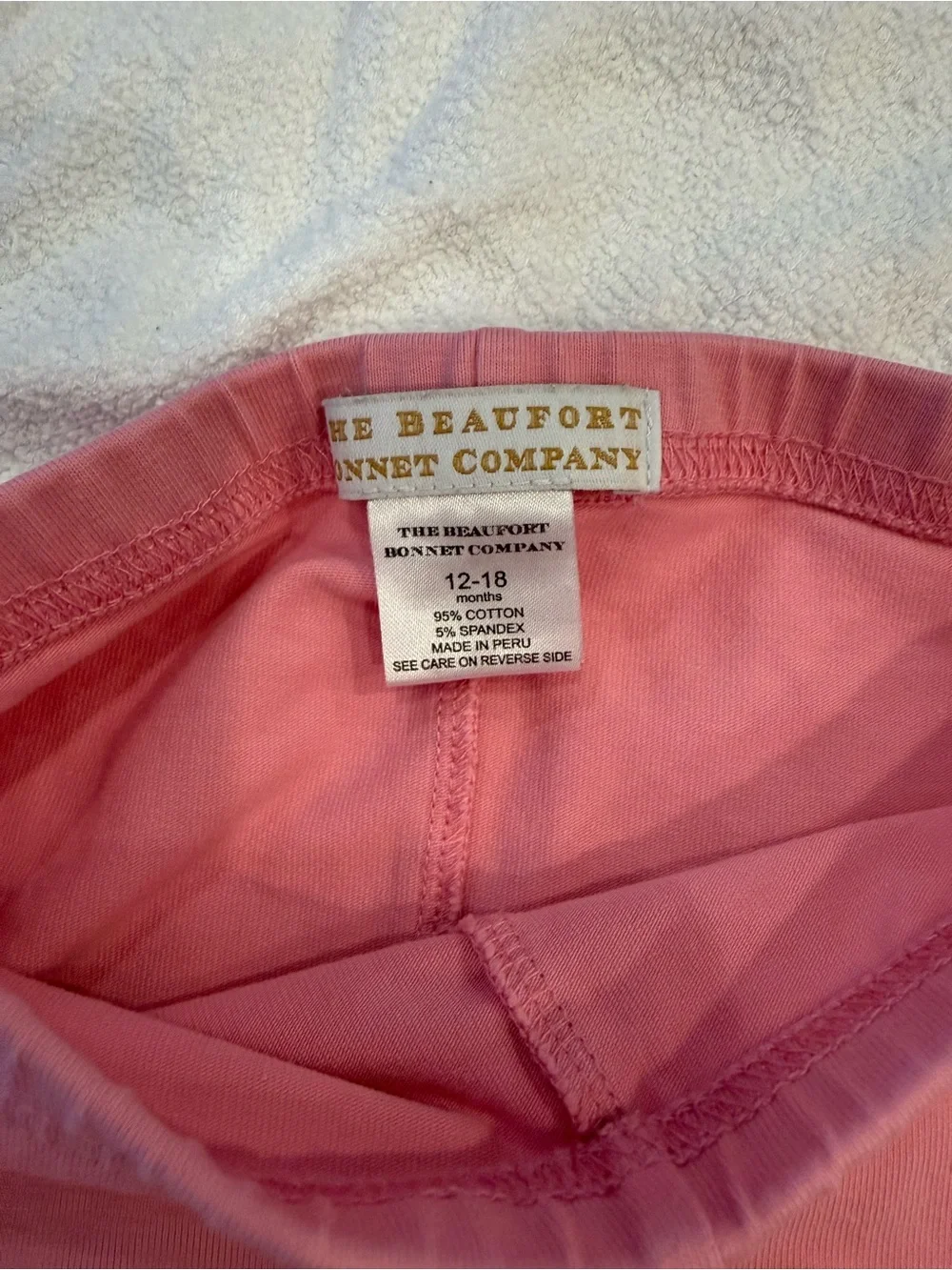 The Beaufort Bonnet Company Mitzy Sue Leggings 12-18M Lot 4 TBBC